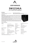 SW121HLA - Axiom Pro Audio
