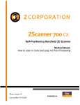 Self-Positioning Handheld 3D Scanner Method Sheet
