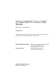 HP OpenVMS RTL Library (LIB$) Manual