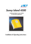 Sunny Island 4500 - SMA Solar Technology AG