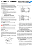 AEM31 MANUAL - Electrocomponents