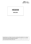 Manual HD2030