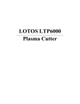 LOTOS LTP6000 Manual - Lotos Technology Plasma Cutters and