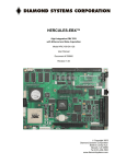 Hercules EBX User Manual - Diamond Systems Corporation