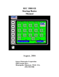 SEC 3500 OI Startup Basics Manual