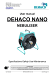User manual DE HACO NANO NEBULISER