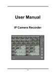 IPCamera Recorder User Manual