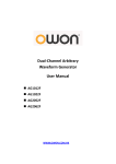 Dual-Channel Arbitrary Waveform Generator User Manual