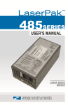 485 LaserPak User`s Manual