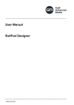 User Manual RollPod Designer