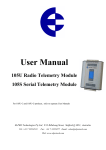 Radio Telemetry (Wireless I/O), Tabateq Catalogue, User Manual