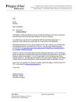 Confidentiality Letter - Reliance Home Comfort