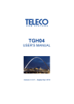 TGH04 User`s Manual (English)