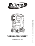 Platinum Profile LED User Manual ver 1