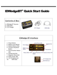 IDWedgeBT Quick Start Guide