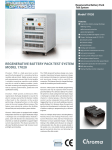 regenerative battery pack test system model 17020