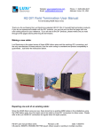 Making a new cable: Repairing one end of an existing cable: