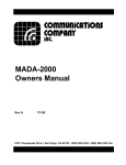 MADA-2000 Media Audio Distribution Amplifier (Press Patch)