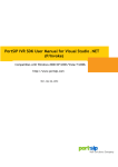 PortSIP IVR SDK User Manual for Windows