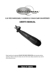 USER`S MANUAL - Northern Tool + Equipment