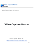 User Manual - Video Capture Master