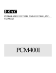 PCM400I User`s Manual