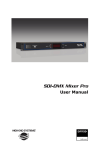 SDI DMX Mixer Pro User Manual