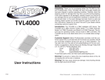 TVL4000 User Manual