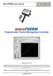 MicroTHERM users manual