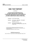 EMC TEST REPORT - Synocean Technology Co. Ltd