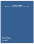 A Thinker`s Guide for Electrical Leakage Testing of Ultrasound Probes