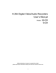 H.264 Digital Video/Audio Recorders User`s Manual 9-CH