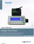 Operate Panel - Siemens Logo, Easy relay