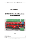 1& 3$R76 CNC MACH breakout board user manual V8 type