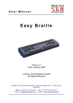 Easy Braille with Bluetooth