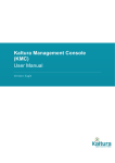 Kaltura Management Console (KMC) User Manual