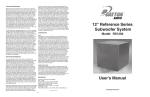 Dayton Audio RS1200 User Manual