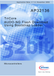 TriCore AUDO-NG Flash Using Bootstrap Loader