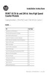 POINT I/O 5V dc and 24V dc Very High Speed Counter Module