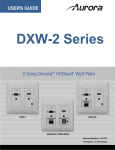 DXW-2 Series Users Guide - AV-iQ