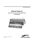 DFR-8110A Manual