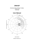 DIWASP User Manual - Metocean Solutions Limited