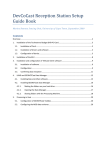 DevCoCast Reception Station Setup Guide Book