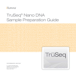 TruSeq Nano DNA Sample Preparation Guide 15041110 B