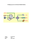 Setting up your own internetradio station