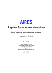 AIRES user`s manual and reference guide
