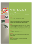 PIO-D96 Series Card User Manual