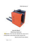 User manual - Zhejiang Noblelift Equipment Joint Stock Co.,Ltd