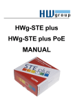 HWg-STE plus MANUAL