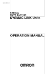 CS1W-SLK_ Operation Manual